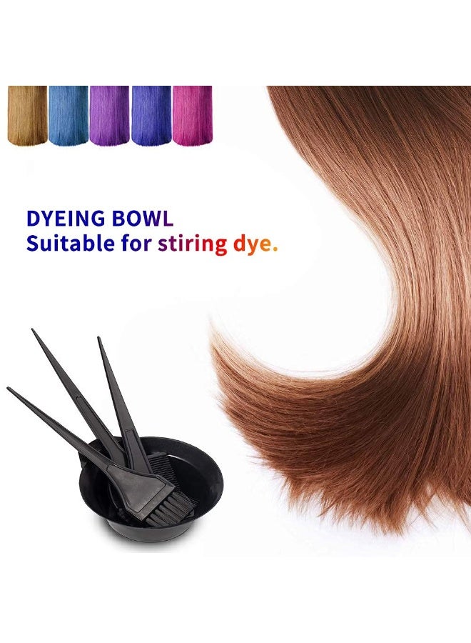 Red Blossom Hair Dye Color Brush and Bowl Set – 4-Piece Hair Coloring Tool Kit | Includes Mixing Bowl, Tint Brushes & Comb Applicator for Hair Dying, Bleaching & Highlighting  - Image 3