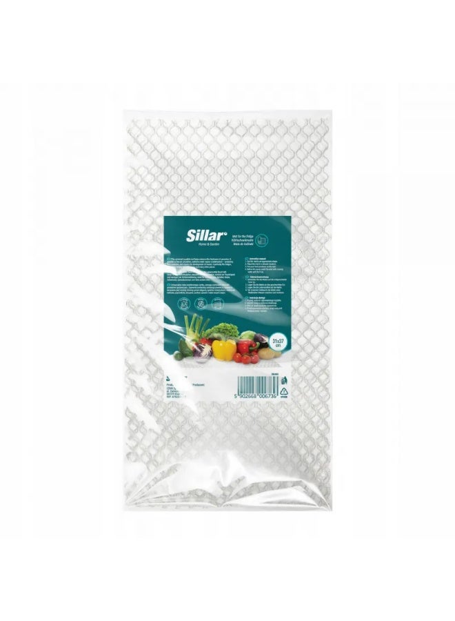 Sillar حصيرة مضادة للعفن من Sillar للثلاجة / التخزين – حشية مرنة غير زلقة صالحة للمواد الغذائية - Image 1