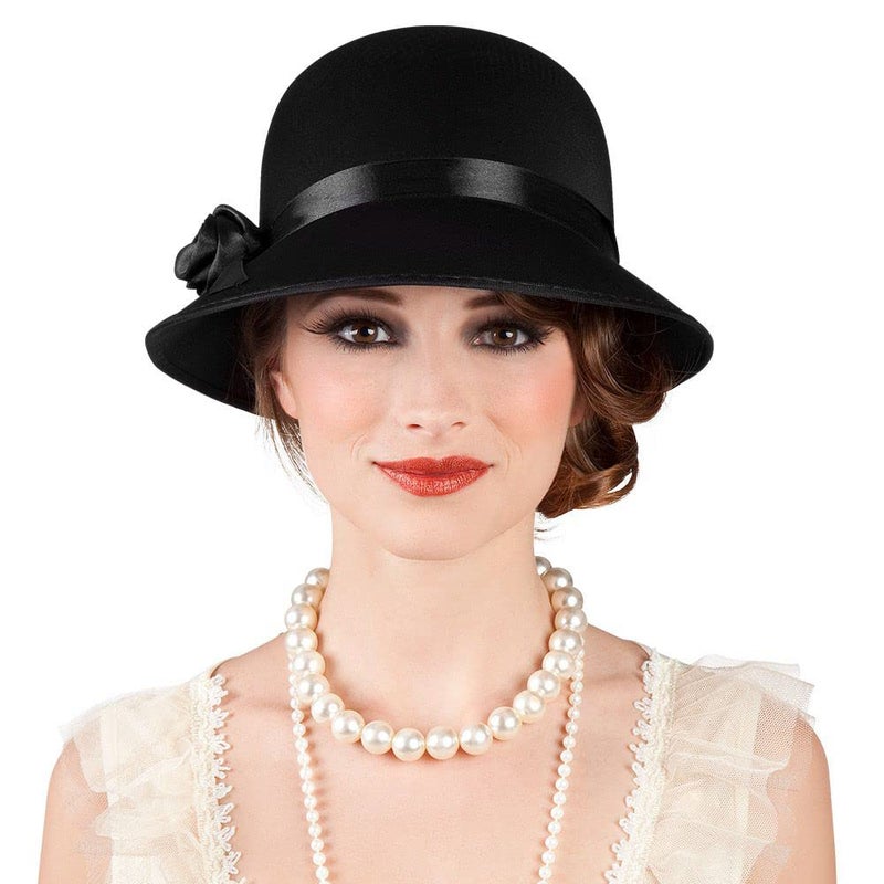 Boland Hat Charleston Lady, Black, One Size, 4309 - Image 2