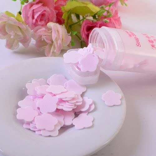 ULTRONEX 50Pcs Fragrance Paper Soap With Container Travel Paper Soap Disposable Paper Soap Paper Soap for Travelling Handwash Multicolor - Image 3