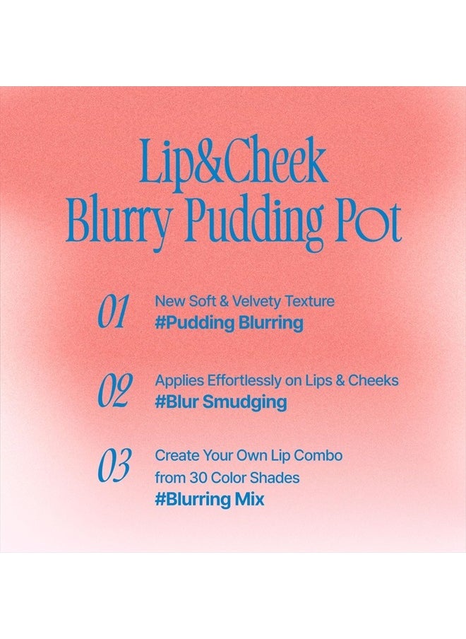fwee - Lip&Cheek Blurry Pudding Pot | Bestie Moment - BFF | Makeup Blush, Buildable Lightweight, Multi-Use Soft Matte Finish | 5g - Image 1