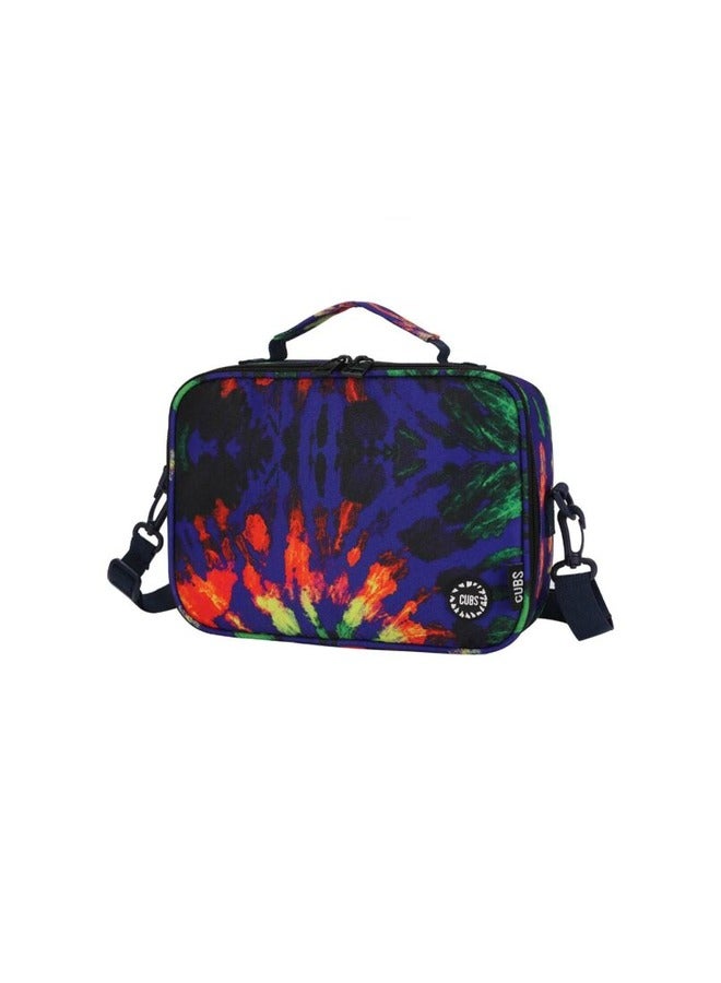 CUBS Tie Dyed Waterproof Lunch Bag With Removable Shoulder Strap Carrying Your Favorite Meals To School Work Or While Traveling  - Image 2