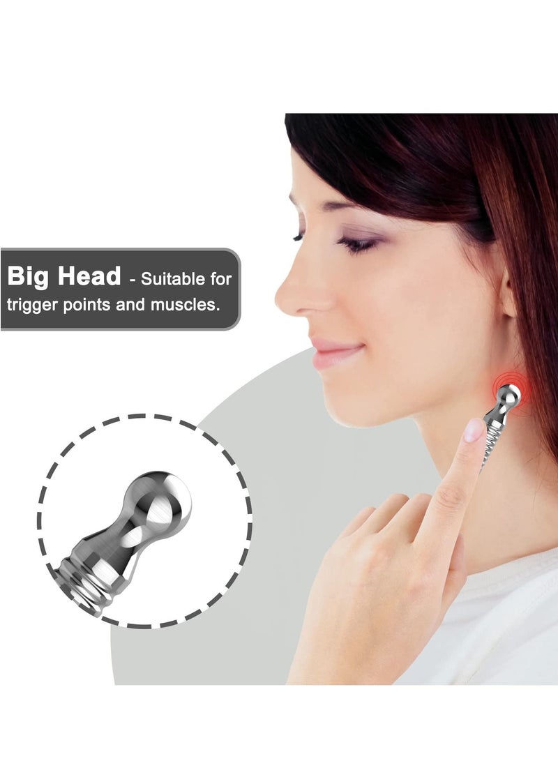 SYOSI Acupuncture Pen Stainless Steel Deep Tissue Massage Tool for Full Body Meridian Pain Relief - Image 4