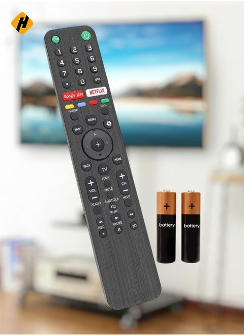 Universal Remote Control RMF-TX500U Remote Control for Sony Android 4K UHD LED Internet TV KD XBR UHD LED 43 48 49 55 65 75 85 77 85 98 Inch (Without Voice Function) with battery