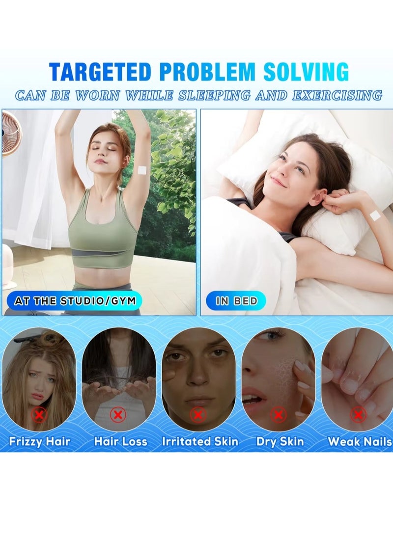Elaimei 60 Pcs Biotin Plus Hypoallergenic Patches - Image 3