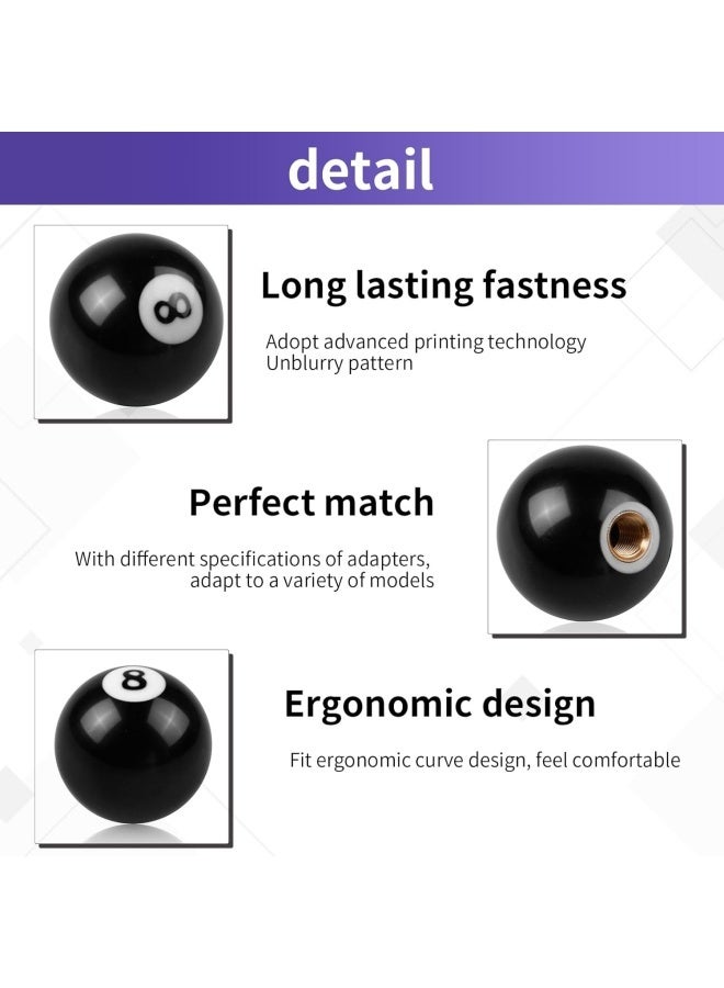 Car gear lever, gear lever car start protector, metal ball rod car gear lever accessories (black) - Image 4