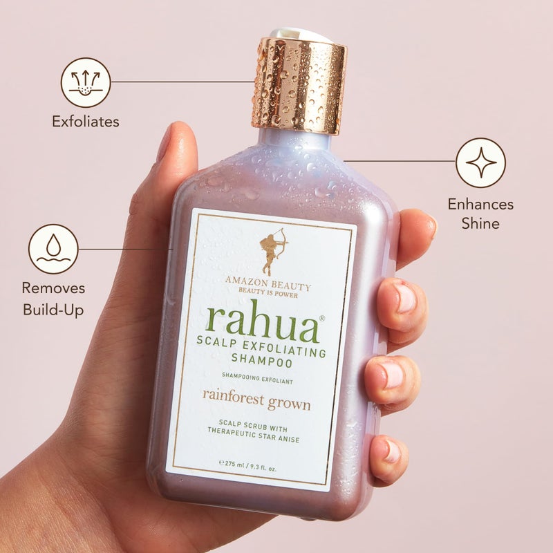 Rahua Scalp Exfoliating Shampoo, Vegan, Gently Cleanses Scalp & Removes Buildup, Botanical Formula with Star Anise, Organic Mango & Passion Fruit, Cruelty-Free, Paraben & Sulfate Free, 9.3 Fl Oz - Image 3