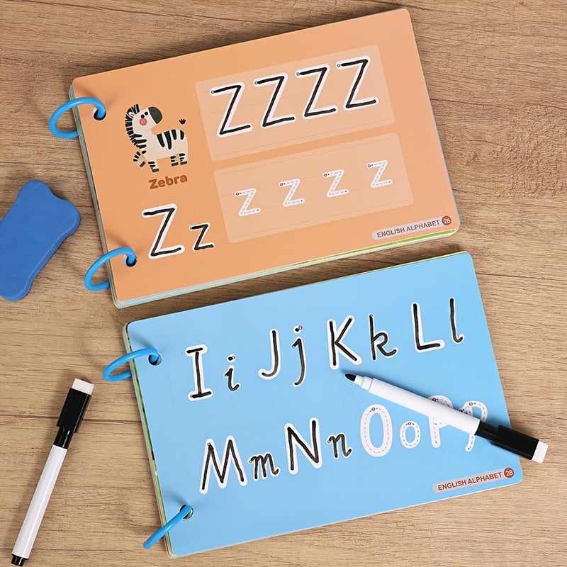 30 Sheets Reusable Handwriting Training Book Digital Number Sensing Tracing Aid - Image 4