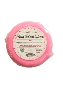 Soap&Friends SPA Bath Bomb Damask Rose | 130g – Rose-Scented Fizzing Bath Bomb for Skin Hydration and Relaxation  - Image 2