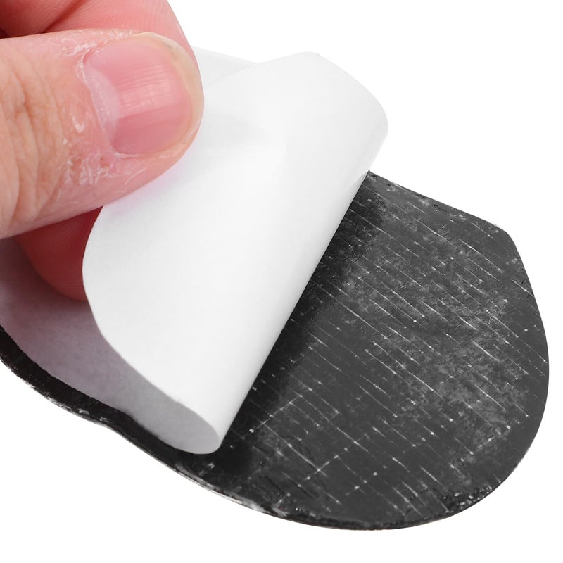 Cuttable Black Silicone Heel Pads Self Adhesive Anti Abrasion Cushions For Sports Shoes Prevent Blisters - Image 5