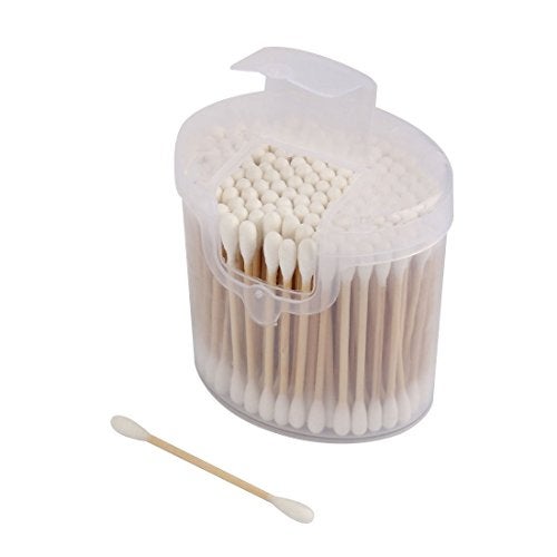 XMHF Wooden Stick Cotton Swabs Qtips XMHF Double Tipped With Cotton Heads- Multipurpose, Safe, Highly Absorbent & Hygienic - Image 2