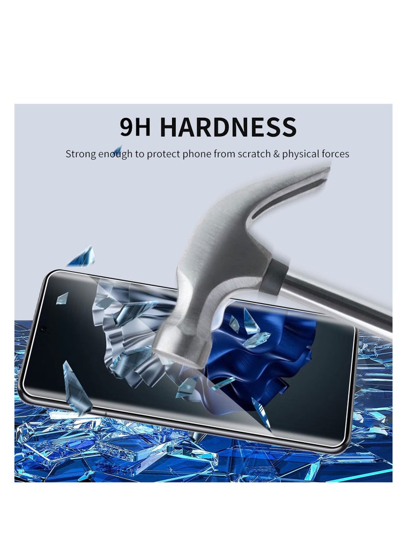 SYOSI Compatible with Huawei P60 / P60 Pro Screen Protector, 2 Pack Tempered Glass Protective Film 2 Pack Camera Lens Protector, Anti-Fingerprint Bubble-Free 9H Hardness Screen Protector - Image 2