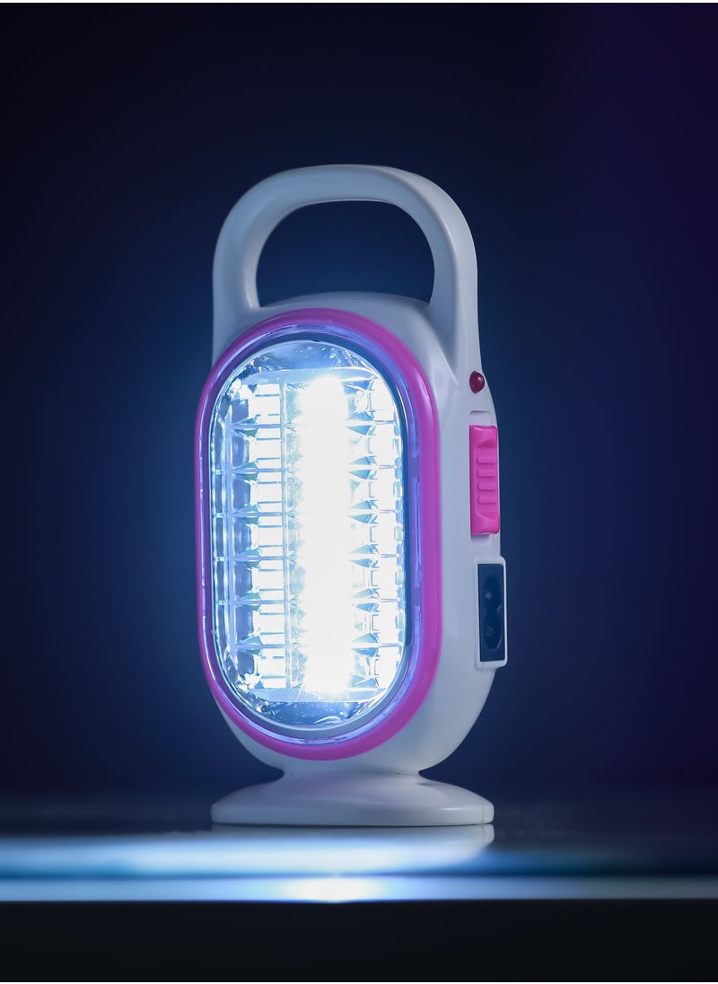 GEEPAS - Geepas LED Emergency Lantern with Solar Panel | Energy Efficient Design, 21 Pieces Hi-Power LEDs, and 5 Hours Working| Compact, Portable and Light-Weight Design with Stand | 2 Years Warranty | GE53033 - Image 1