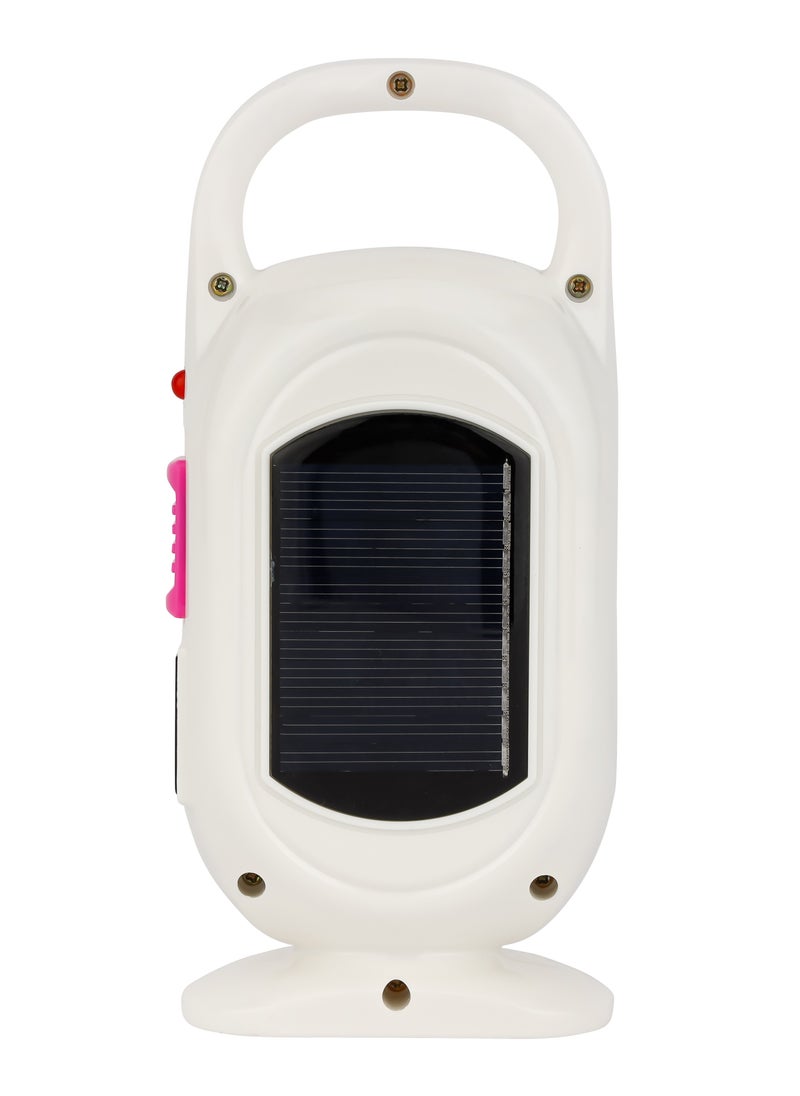 GEEPAS - Geepas LED Emergency Lantern with Solar Panel | Energy Efficient Design, 21 Pieces Hi-Power LEDs, and 5 Hours Working| Compact, Portable and Light-Weight Design with Stand | 2 Years Warranty | GE53033 - Image 1