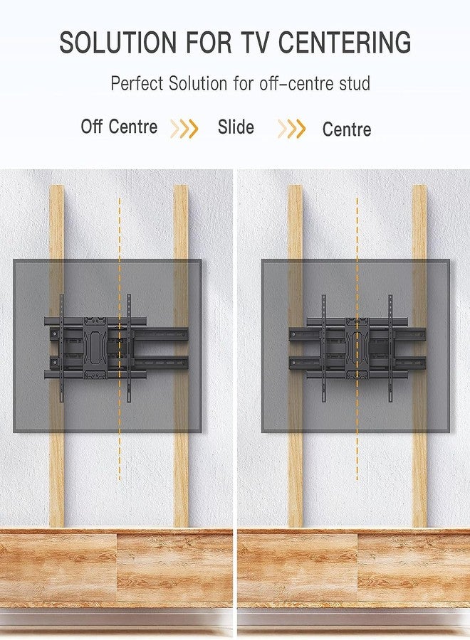 Perlegear TV Wall Mount Extension Bracket, TV Mount Extender Fitting 16”-24” Wood Stud Extension Arm for Universal TV Wall Plate TV Centering Sliding Bracket Holds 132lbs - PGUE1 - Image 2