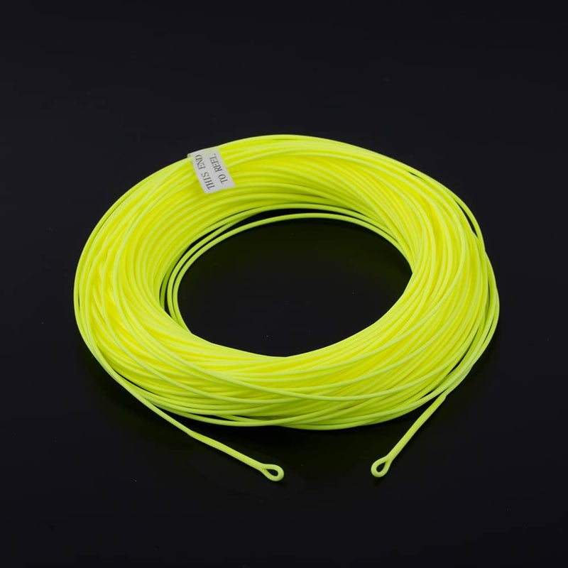 Hercules HERCULES Fly Fishing Line Floating Weight Forward Fly Line with Double Welded Loop, Fluorescent Yellow, WF3F 90FT  - Image 3