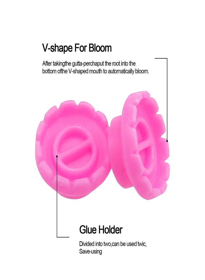 DonLeeving Lashes Fan Glue Cups, Quick Cup for Sharpening or Closing Volume Fans Eyelash Extensions, Glue Holder and Lash Organizer Tool (Red) - Image 3