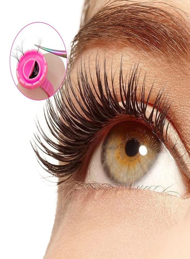 DonLeeving Lashes Fan Glue Cups, Quick Cup for Sharpening or Closing Volume Fans Eyelash Extensions, Glue Holder and Lash Organizer Tool (Red) - Image 5