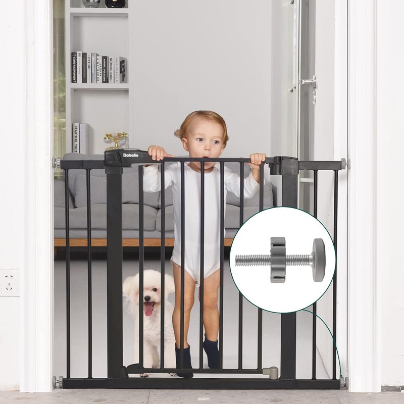 Babelio Pressure Gates Threaded Spindle Rods M10 (10 mm), Baby Gates Accessory Screw Bolts Kit Fit for All Pressure Mounted Walk Thru Gates - Image 2