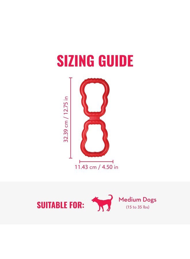 KONG - Tug - Durable Stretchy Rubber, Tug of War Dog Toy - For Medium Dogs - Image 4