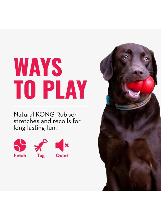 KONG - Tug - Durable Stretchy Rubber, Tug of War Dog Toy - For Medium Dogs - Image 5