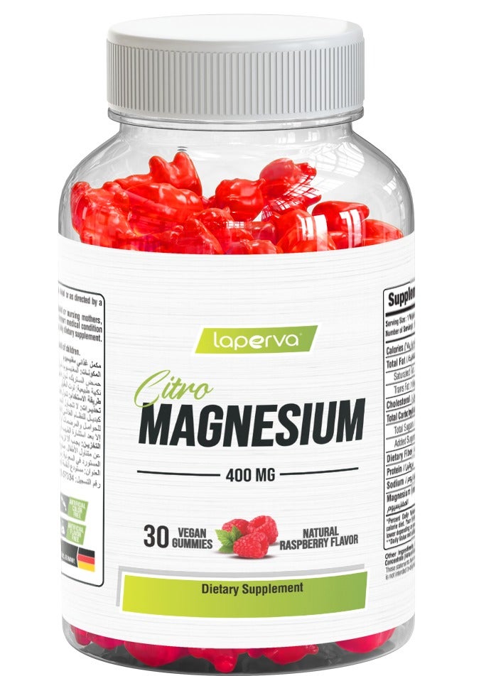 Laperva Citro Magnesium, 30 Vegan Gummies, 400 mg - Image 1