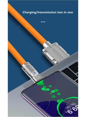 Apera BN58 iPhone Compatible 120W Watt 6A Super Fast Charging Data Cable 1 Meter Ios Cable  - Image 2