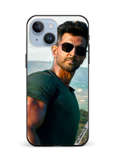 Protective Case Cover For Apple iPhone 15 Plus Bollywood Actor Hritik Roshan Design Multicolour