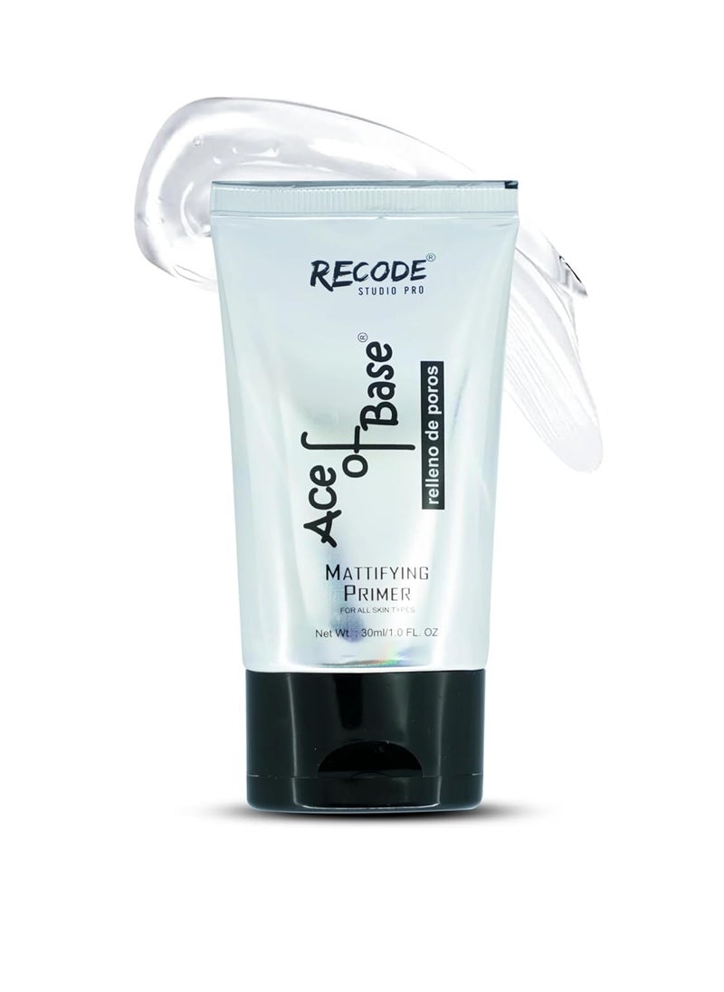 Recode Recode Makeup Ace of Base Primer for Oily Skin  Dry Skin Extremely Lightweight  Silky Smooth On Skin Primer for Face Makeup Face Primer for Women  Girls For All Skin Types 30ml 