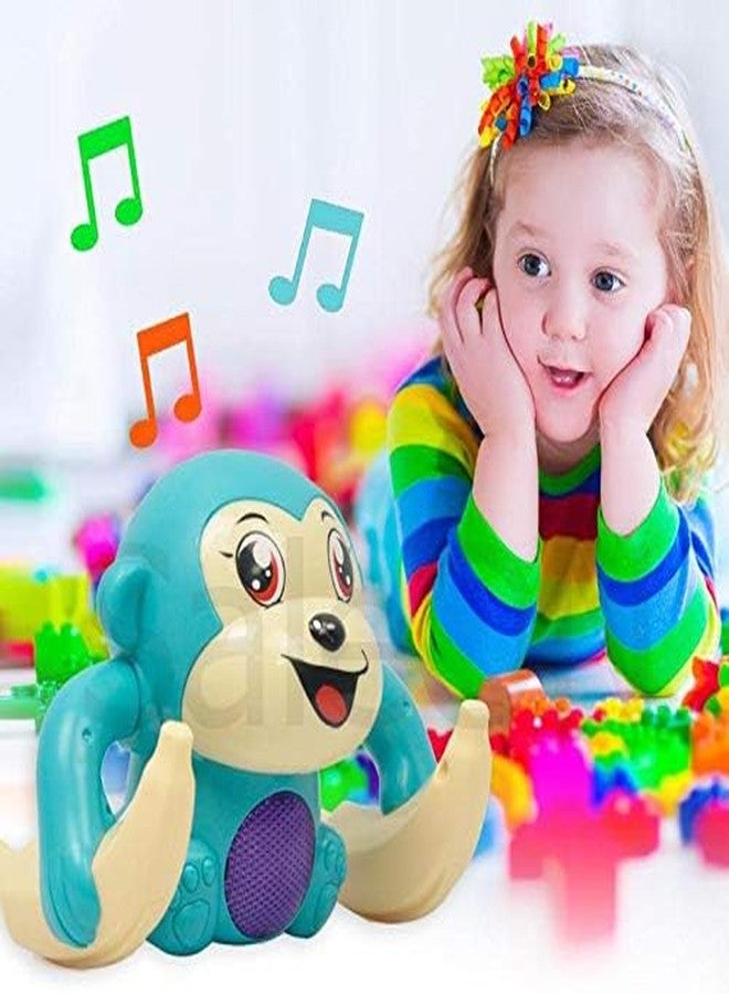 Lord Ambitious Dancing Monkey Musical Toy for Kids Baby Spinning Rolling Doll Tumble Toy with Voice Control Musical Light and Sound Effects with Sensor - ISI Mark - Multicolor - Image 5