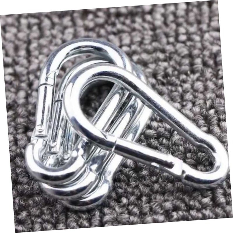 8pcs Heavy Duty Stainless Steel Spring Clips For Outdoor Camping Hammock Hiking Multi Tool - Image 5