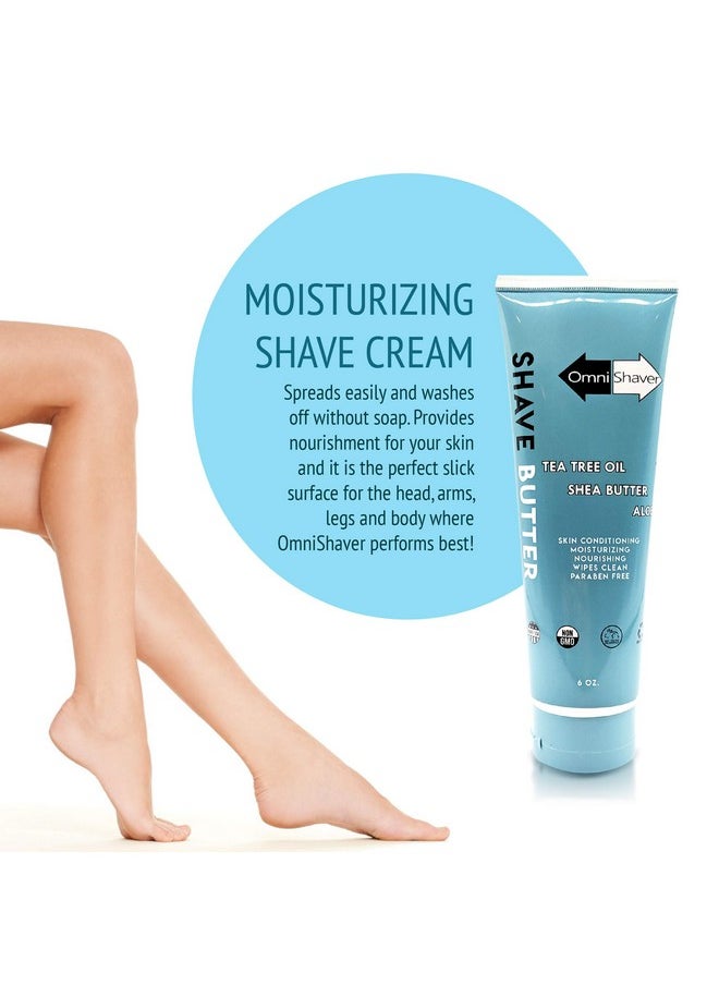 OmniShaver Mnishaver Shave Butter The Best Shaving Cream For Head Arms Legs And Body Shaving Conditioner Cream  - Image 5