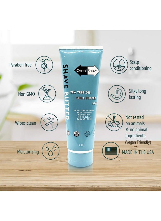 OmniShaver Mnishaver Shave Butter The Best Shaving Cream For Head Arms Legs And Body Shaving Conditioner Cream  - Image 3