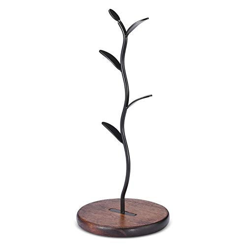 ALLCENER Mug Holder, Countertop Mug Tree, Coffee Mugs & Tea Cup Storage Rack, Coffee Counter Bar Accessory & Kitchen Organizer, Black (single row) - Image 2
