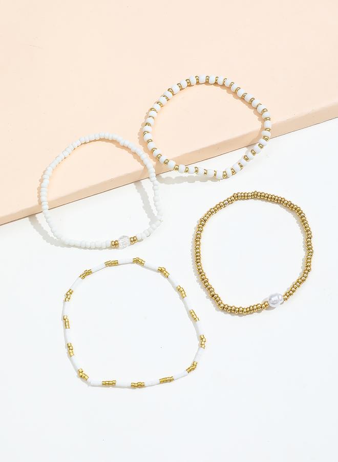 Take Two Set of 4 - Beaded Bracelets - Image 4