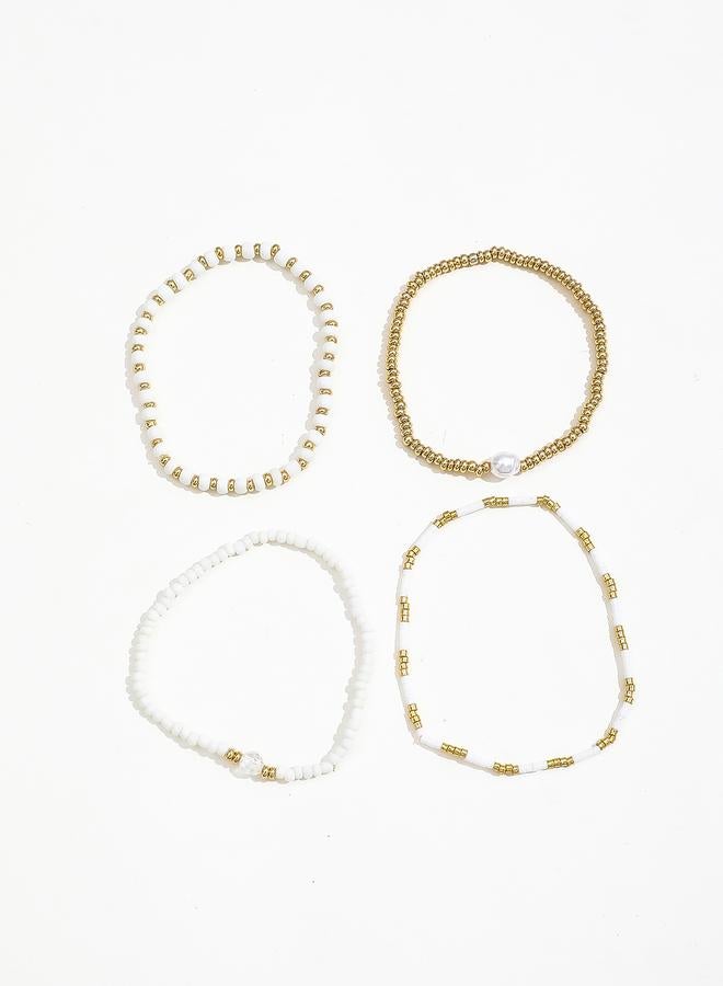 Take Two Set of 4 - Beaded Bracelets - Image 3