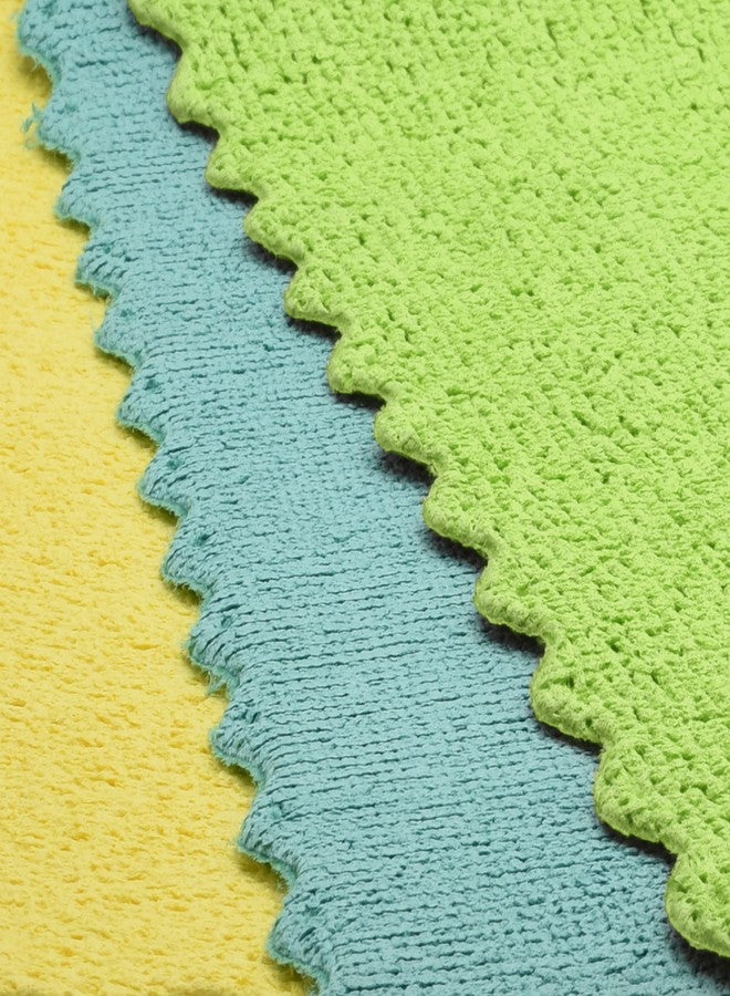 Spontex 3 Magic Effect Microfibre Cloths, 24.5 x 25cm Cleaning Cloths - Image 2