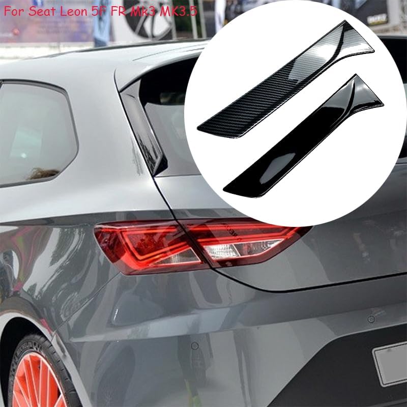 Yurefax Carbon Fiber Rear Roof Spoiler for Seat Leon - Image 2