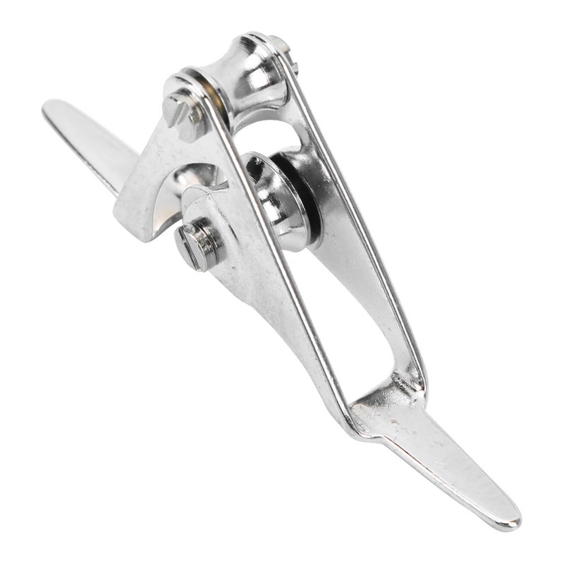 Double Pulley Block Stainless Steel Fishing Roller Guide Tip Durable Fishing Rod Roller TipMedium Size - Image 2