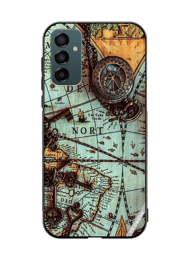 VR CREATIVE Protective Case Cover For Samsung Galaxy M23 Compas Design Multicolour - Image 1