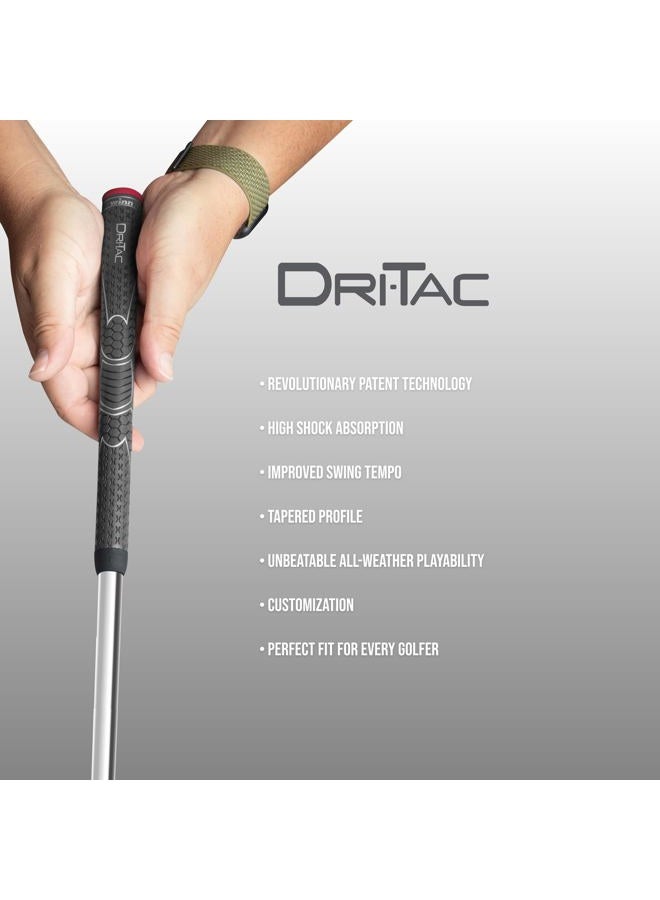 WINN DRI-TAC STANDARD Golf Grip - Non-Slip & Cushioned Comfort - Moisture-Wicking & Shock Absorption - AVS Technology - Hand Alignment & Lighter Grip Pressure - High-Performance Polymer Material - - Image 5