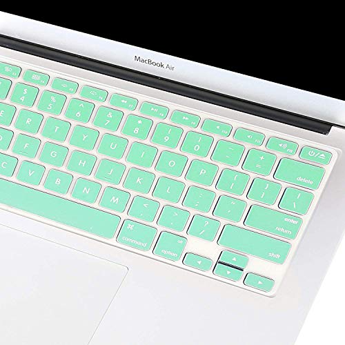 Tobo Silicone Keyboard Cover Compatible with Mac-Book Pro 13/15 Inch (with/Without Retina Display, 2015 or Older Version),Older Air 13 Inch (A1466 / A1369, Release 2010-2017)(Without-Touch Bar, Green) - TD-082CC - Image 4