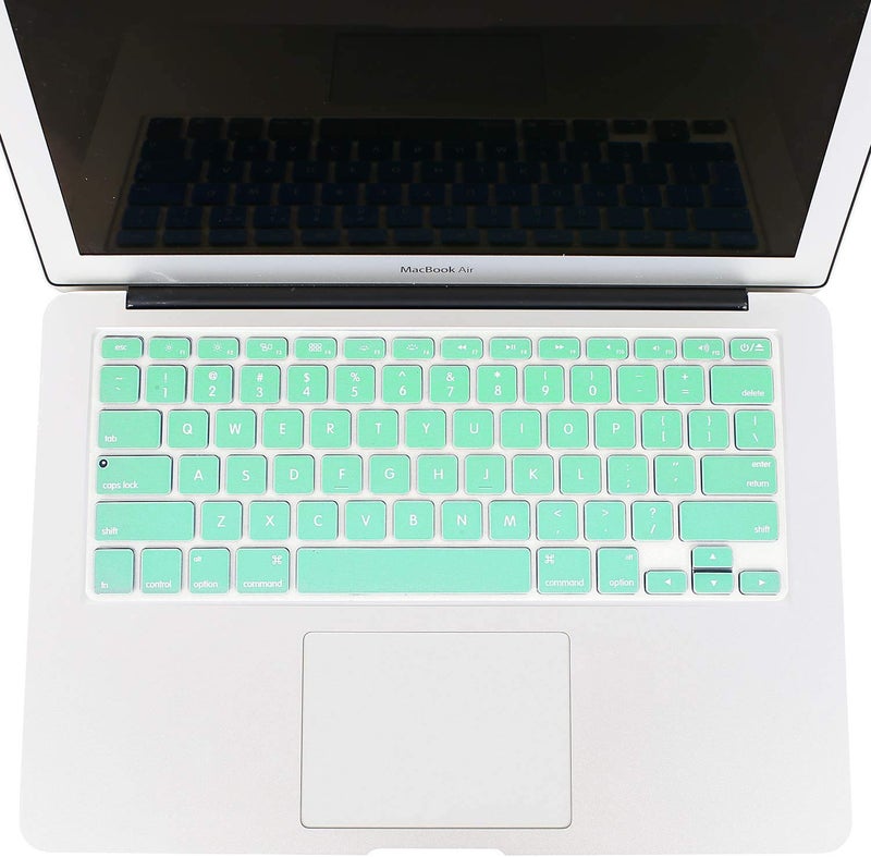 Tobo Silicone Keyboard Cover Compatible with Mac-Book Pro 13/15 Inch (with/Without Retina Display, 2015 or Older Version),Older Air 13 Inch (A1466 / A1369, Release 2010-2017)(Without-Touch Bar, Green) - TD-082CC - Image 5