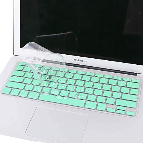 Tobo Silicone Keyboard Cover Compatible with Mac-Book Pro 13/15 Inch (with/Without Retina Display, 2015 or Older Version),Older Air 13 Inch (A1466 / A1369, Release 2010-2017)(Without-Touch Bar, Green) - TD-082CC - Image 3