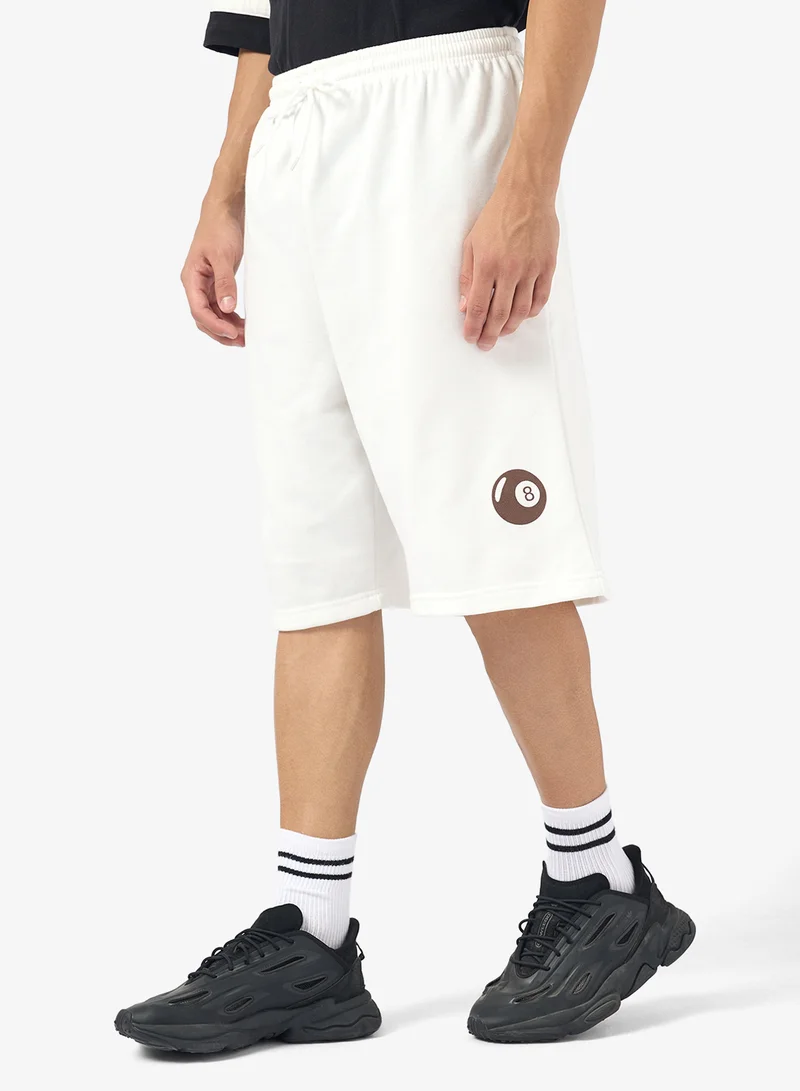 Seventy Five Graphic Print Shorts