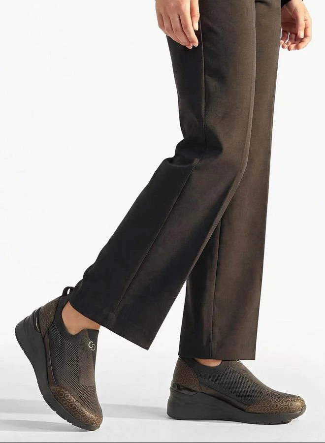 Celeste Women Monogram Print Sneakers