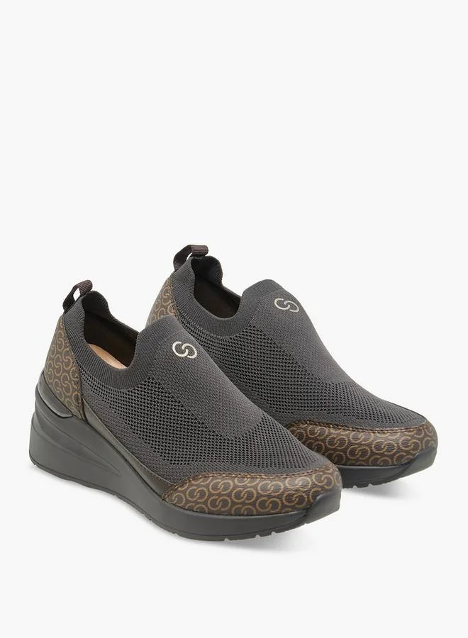 Celeste Women Monogram Print Sneakers