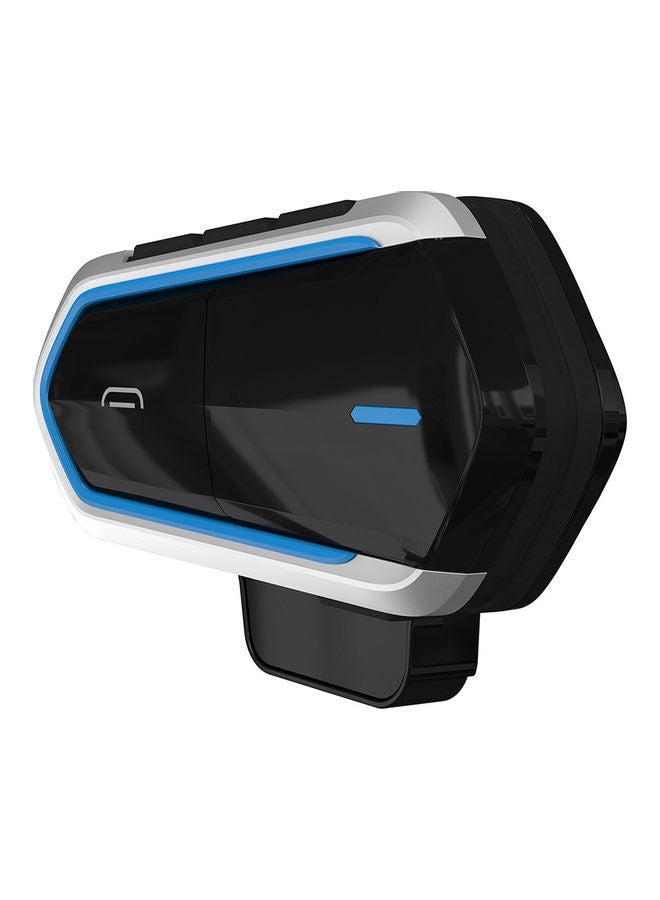 NIBEMINENT Portable Bluetooth 4.1 Motorcycle Helmet Headset Blue/Black - Image 1