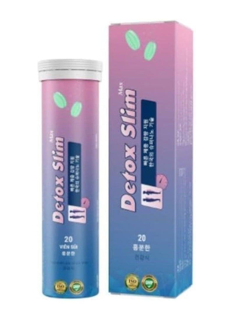 Detox Herbs Detox Slim Max Slimming Juice Effervescent Tablet for Weight Loss Detox Appetite Suppressant 