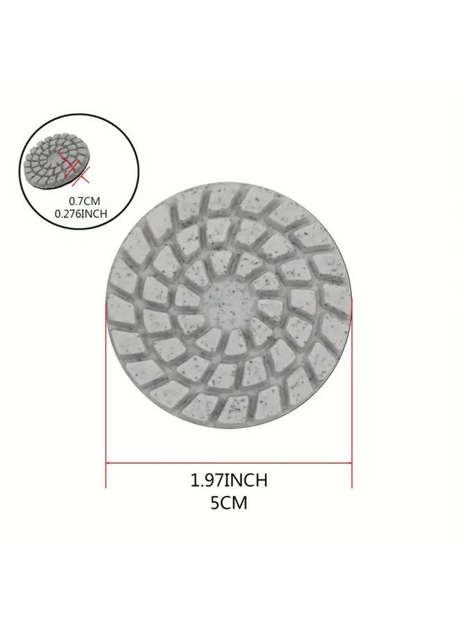 4Pcs 50mm Diamond Polishing Pads 50 400 Grit Set For Granite Marble Tile - Image 4